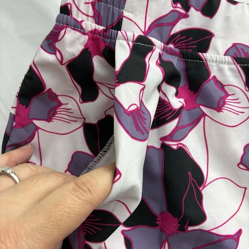 Slazenger Women's Golf Skirt Skort XL Pockets Floral Colorful Sport‎ Pickleball